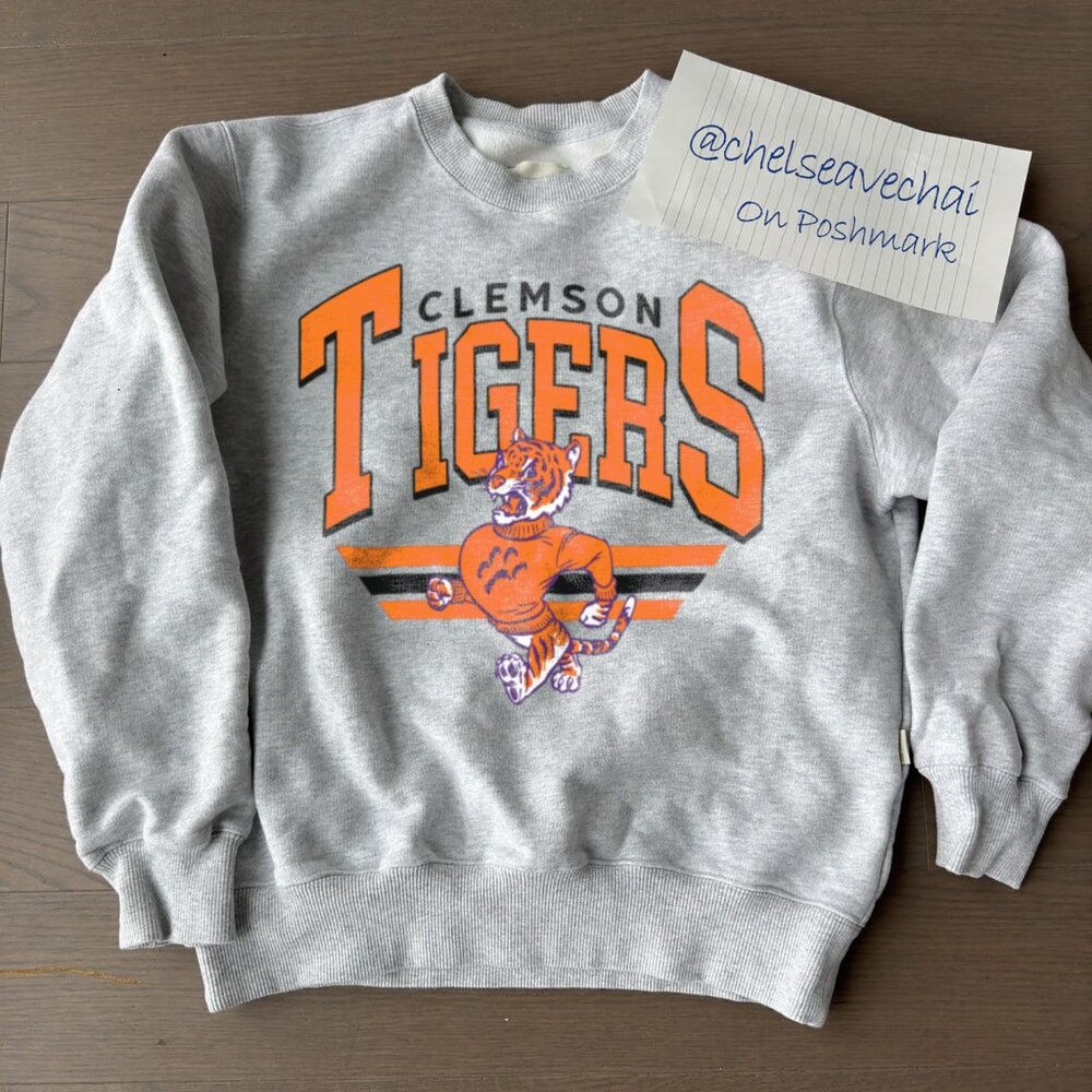 Vintage Clemson Tigers football Sweatshirt Retro 90s Clemson University Shirt